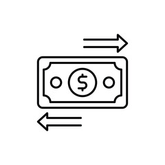 Money Transfer Vector icon