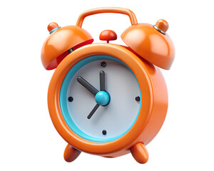 alarm clock isolated on white