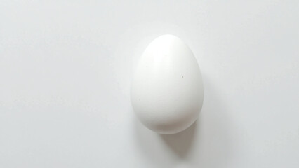flat easter egg set simple white color scheme makes happy festive holiday decorative