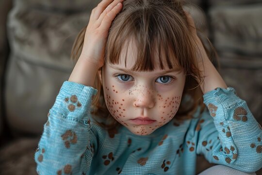 Close-up photo of a child scratching their atopic skin, showing the effects of dermatitis and diathesis allergy on their body.