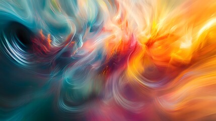 Fototapeta premium Abstract fields of moving flux elements and energy