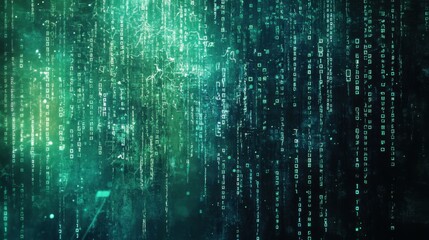 abstract and stylish green blue background for an AI Security testing tool. Make the colors muted enough that we can put text in the foreground and have it be readable