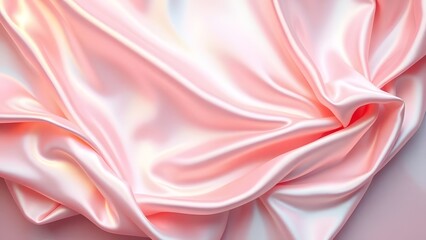 Obraz premium Ethereal Serenity Hyper-Realistic Abstract Art Against Pastel Rainbow Reflections