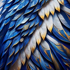 Fototapeta premium blue and yellow macaw