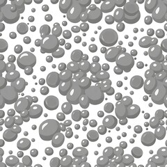 Fototapeta premium Abstract Gray Droplets: A mesmerizing pattern of smooth, gray droplets cascading across a surface, creating a captivating visual texture. 