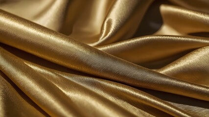 Gold silk texture background, luxury silk fabric texture for your desktop.