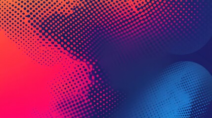 Abstract gradient background with dotted patterns in vibrant colors creating a dynamic visual effect