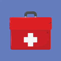 First Aid Box Vector Illustration. first aid kit icon vector
