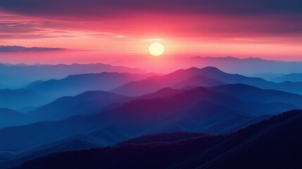 Serene Mountain Dawn