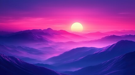 Fototapeta premium Mixed Mountain Dawn