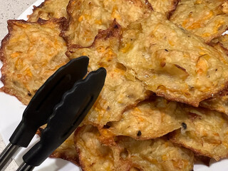 Latke traditional Ashkenazi Jewish cuisine