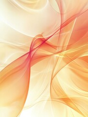 Soft swirling abstract patterns in warm tones create a soothing visual effect for creative projects or backgrounds. Generative AI