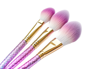 Pink Gradient Makeup Brushes