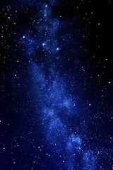 Obraz premium Night sky Milky Way stars