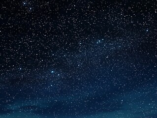 Obraz premium Night sky with stars and constellations