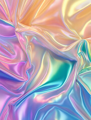 Obraz premium Holographic Rainbow Foil. Colorful Abstract Background. 