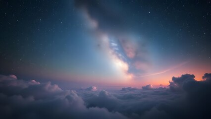 Enchanting Celestial Tapestry A Stellar Display in the Night Sky