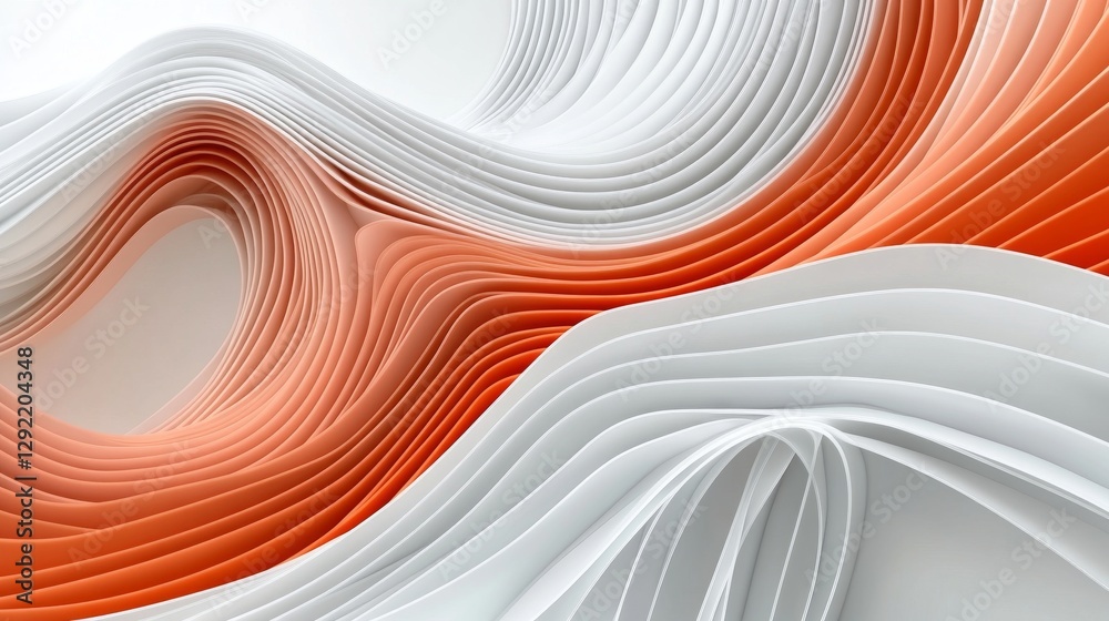 Wall mural a creative project background with muted sand gradients and soft wave patterns, designed in a minima
