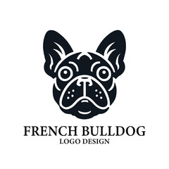 French Bulldog Vector Logo Design