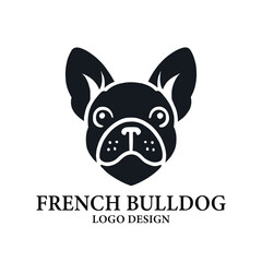 French Bulldog Vector Logo Design