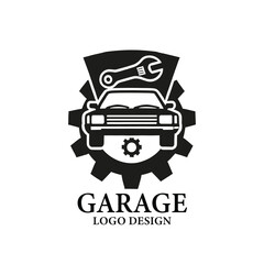 Garage Vector Logo Design