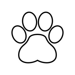 Dog Paw Outline