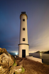 The Cabo Home beacon is a beacon located at Cabo Home, south of Cangas de Morrazo, in the province of Pontevedra, Galicia, Spain.