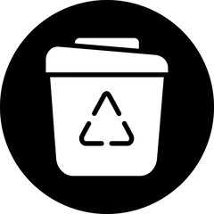 Recycling bin Icon Style