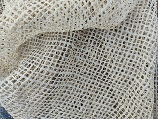 Gray plastic mesh texture background