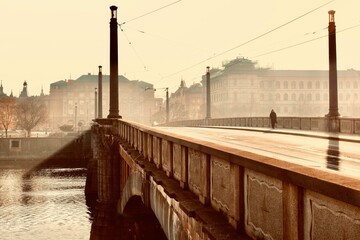 Pont de Prague et sa géométrie