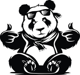 Cute Hip Hop Panda Svg Bundle, Panda Bear SVG