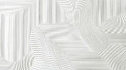 White abstract background featuring intertwined lines and dynamic, flowing curves, creating a modern, minimalist aesthetic with elegant geometric shapes and a clean, bright look
