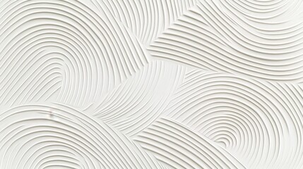 White paint strokes creating a beautiful relief with concentric circles and a wave pattern, perfect for backgrounds and modern design projects