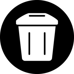 Trash vector icon style