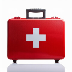 Fototapeta premium Red First-Aid Kit