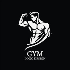 Fototapeta premium Gym Vector Logo Design
