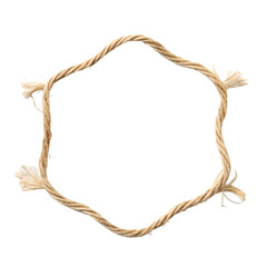 Torn String Piece in Random Shape: Perfect for Crafting, Rustic Design, Handmade Projects, Natural Textures, and Minimalist Aesthetics.
