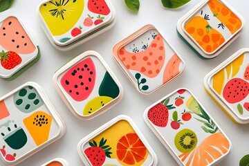 Realistic HD Personalized Lunchbox Labels