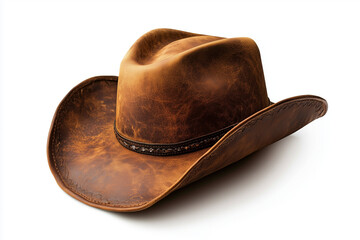 Cowboy hat isolated on a white background