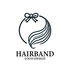 Hairband Vector Logo Design