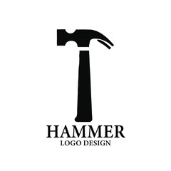 Hammer Vector Logo Design