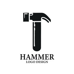 Hammer Vector Logo Design