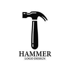 Hammer Vector Logo Design
