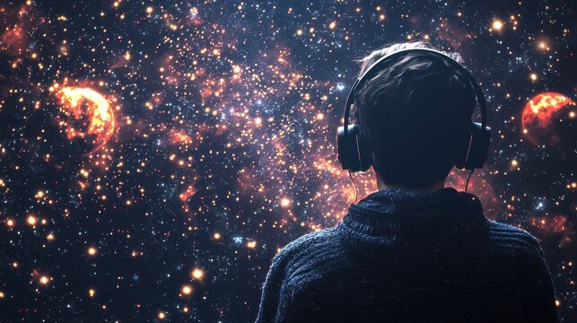 Exploring the cosmos through sound in a celestial journey of discovery and wonder