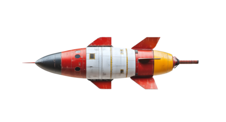 rocket on transparent background