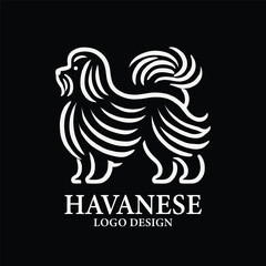 Havanese Vector Logo Design