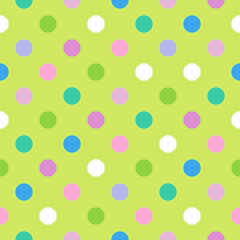 Party Polka dot Decor Seamless Pattern