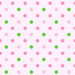 Cute Polka Dot seamless pattern texture