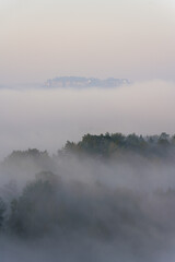 Sächsische schweiz, nebel, landschaft, see, nebel, wasser, natur, morgen, himmel, wald, sonnenaufgang, fluss, baum, nebelig, baum, dawn, abendrot, berg, beruhigt, gelassenheit, cloud, landschaftidyll,