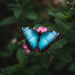 blue butterfly 